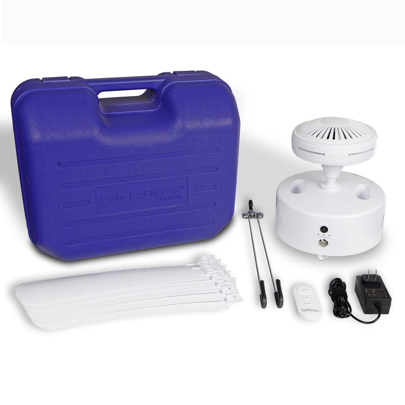 Load image into Gallery viewer, Canopy Breeze© Rechargeable Canopy Fan—Team Colors