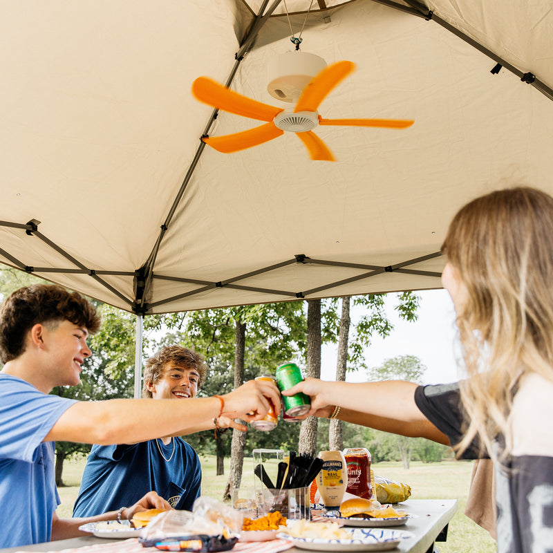 Load image into Gallery viewer, Canopy Breeze© Rechargeable Canopy Fan—Team Colors