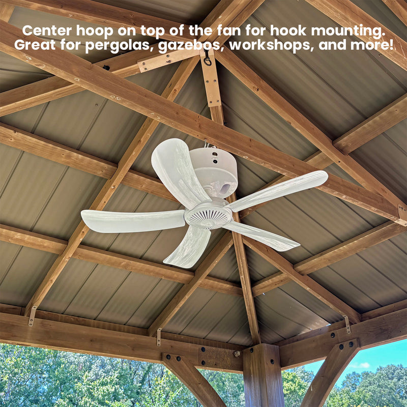Load image into Gallery viewer, Canopy Breeze© Rechargeable Canopy Fan—Team Colors