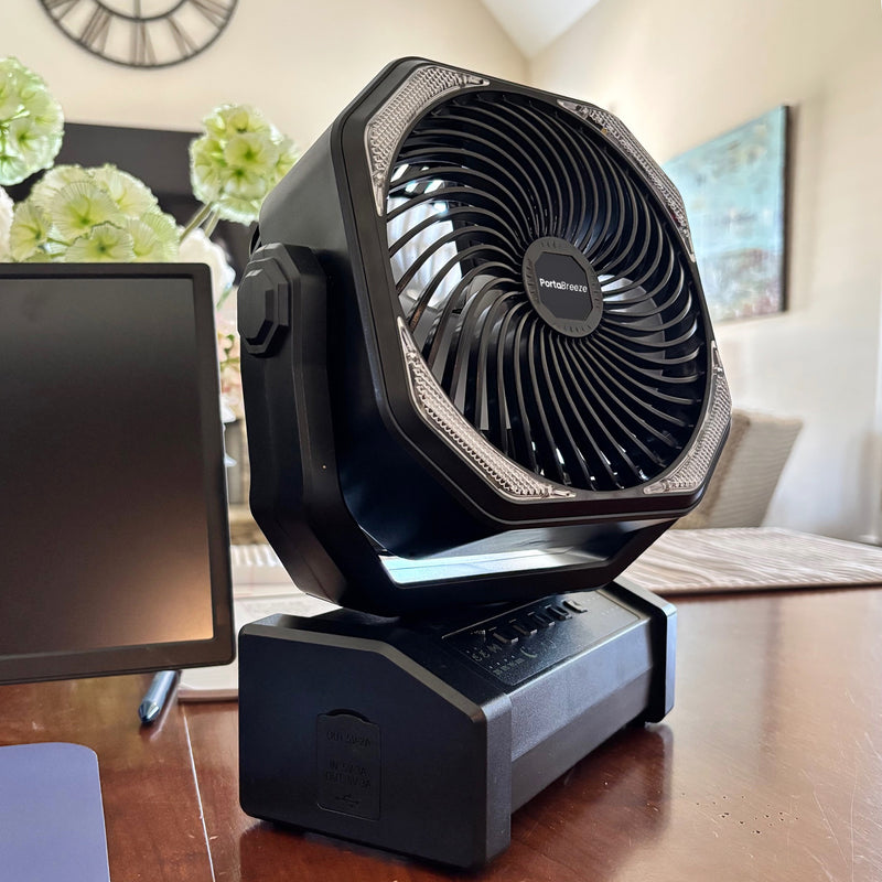 Load image into Gallery viewer, NEW! PortaBreeze D12 Rechargeable Camping Fan