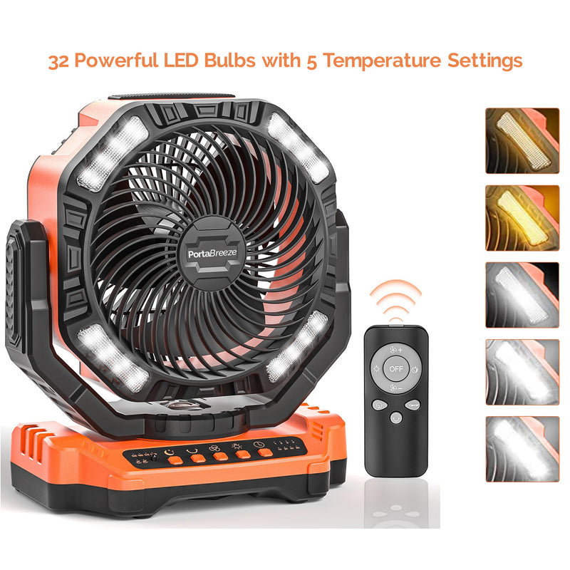 Load image into Gallery viewer, NEW! Porta Breeze D13 Rechargeable Camping Fan