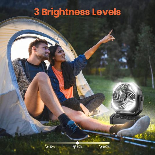 NEW!  PortaBreeze D12 Rechargeable Camping Fan