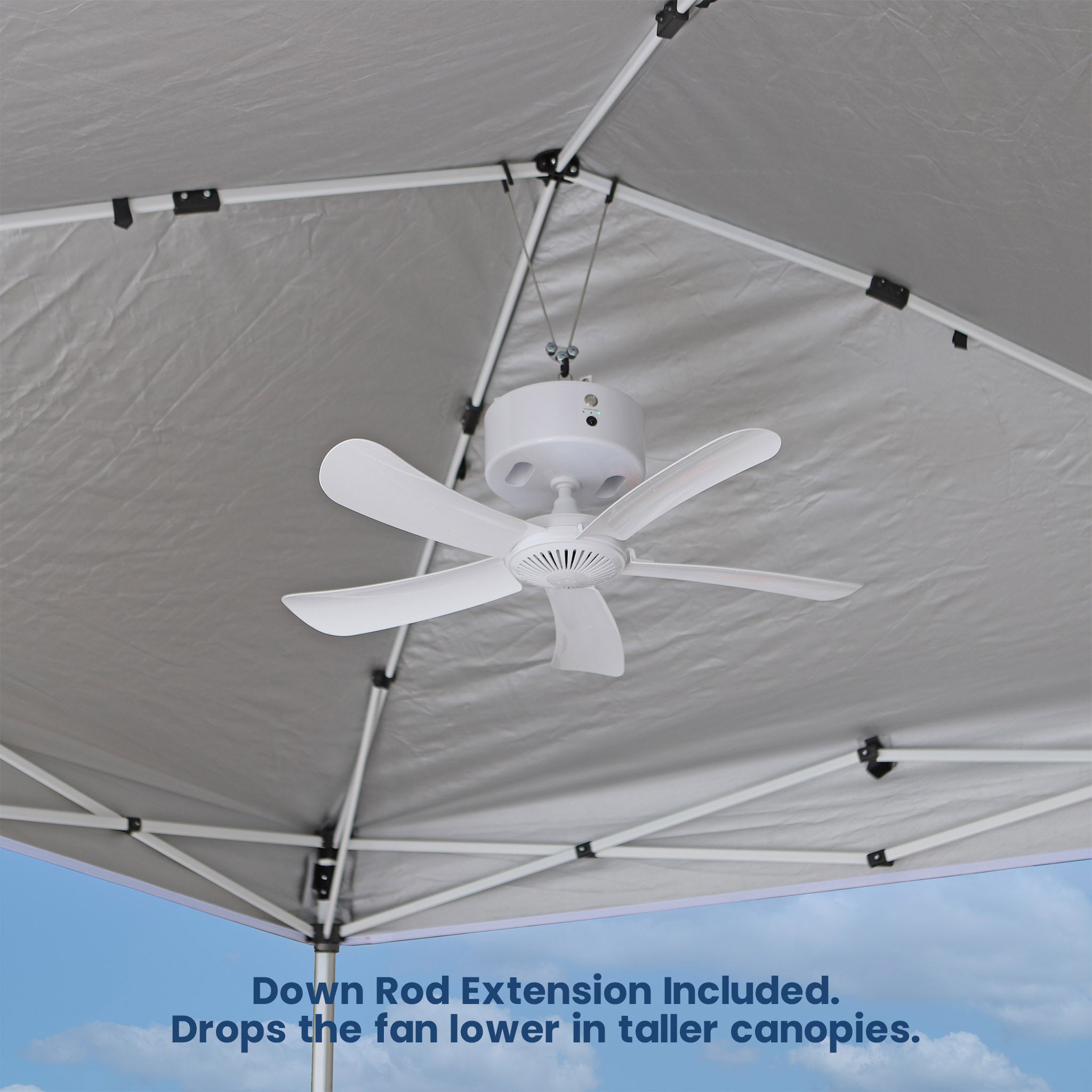 Canopy Breeze® Canopy Fan | Portable Ceiling Fans for Canopies +