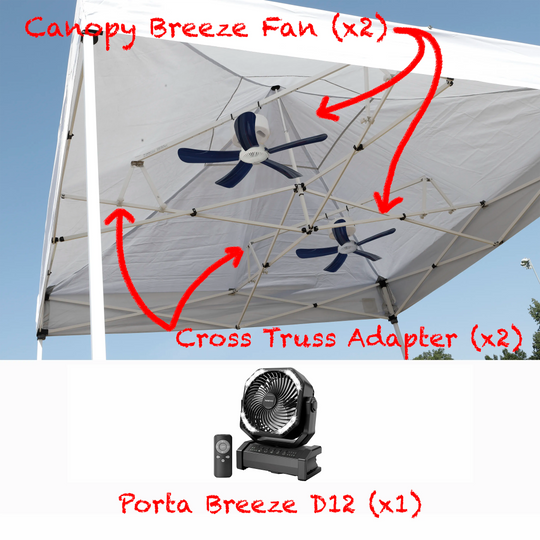 Ultimate Crafts Fair Cross Truss Cooling Bundle