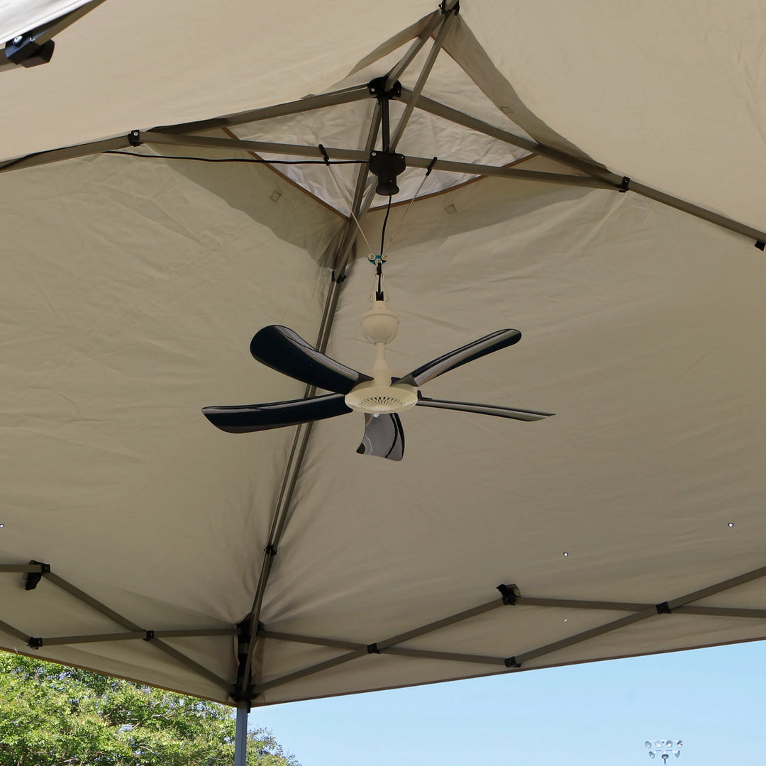 Pergola Breeze Portable Plug-in Overhead Fan Grove Edition