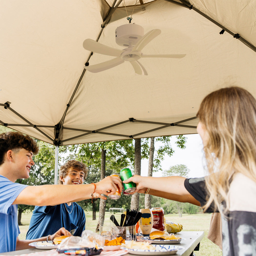 NEW! Canopy Breeze© Rechargeable Canopy Fan 4-hr Run Time