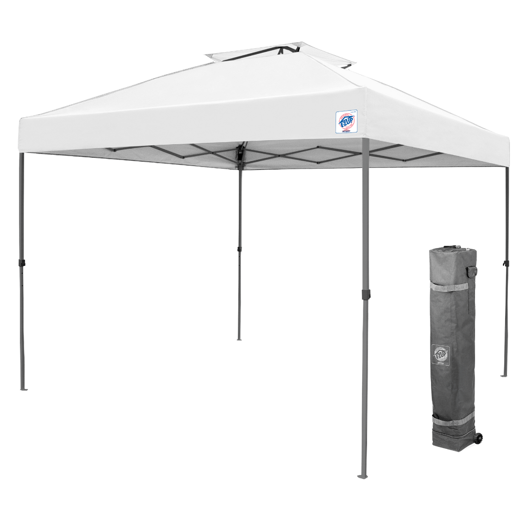 E-Z UP Patriot ONE-UP Vented Canopy Pop UP Tent 10' x 10', Royal Blue