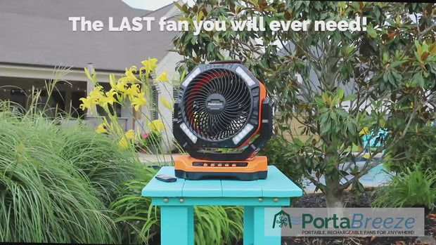 Porta Breeze D13 Rechargeable Camping Fan – CanopyFan.com